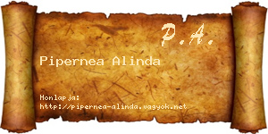 Pipernea Alinda névjegykártya